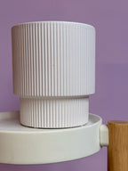White matt pot d12